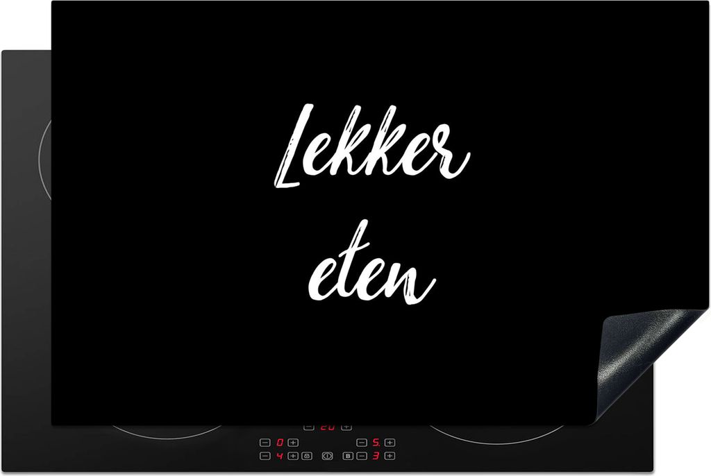 KitchenYeah© Herdabdeckplatte Zitate - Essen - Sprichwörter Produktbild 