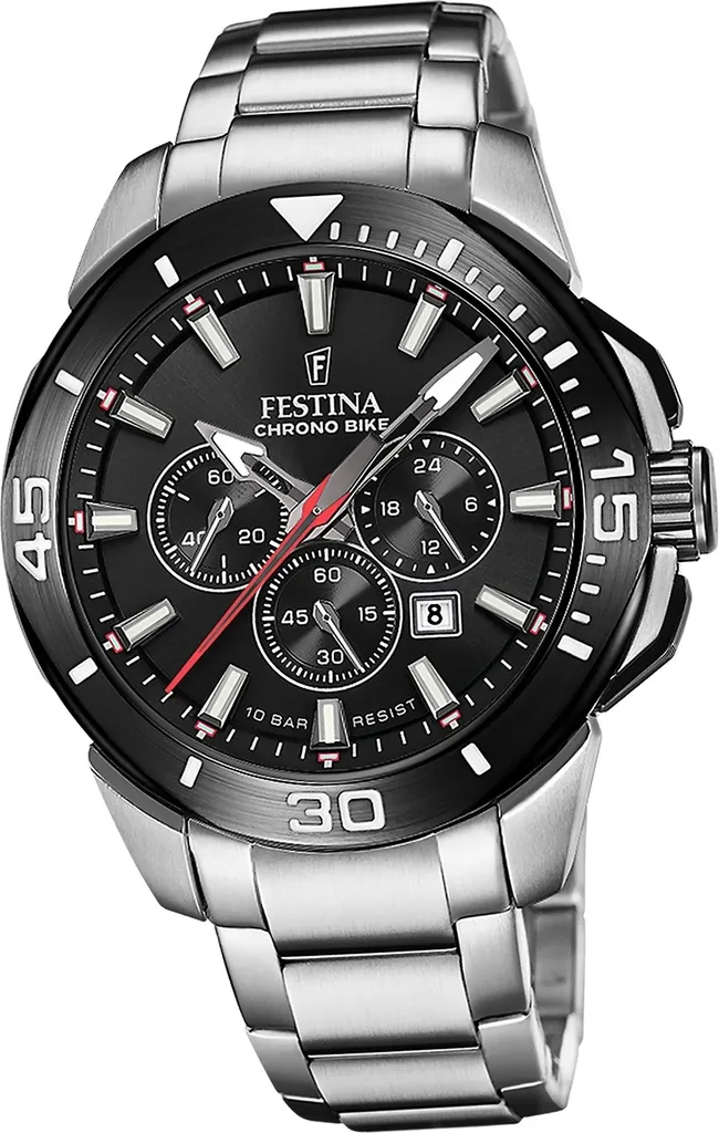 Montre homme étanche Festina pour le sport et le bureau chic