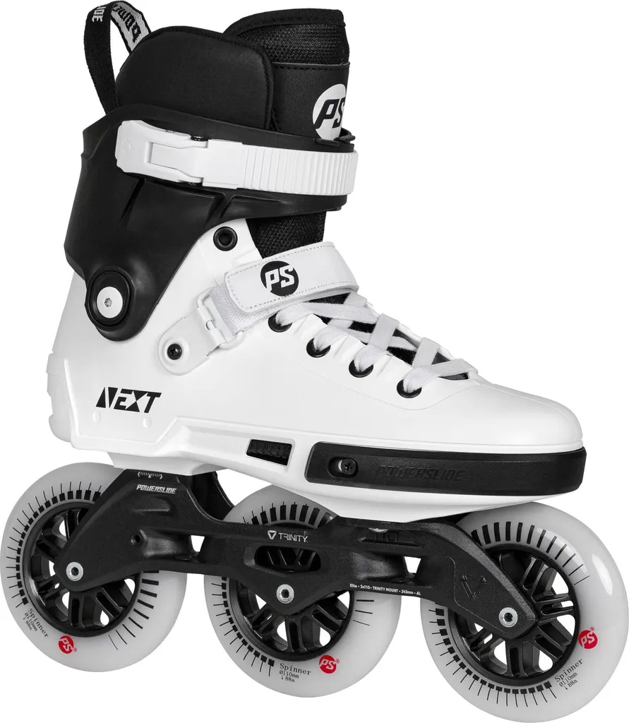 Rollers de Vitesse Urbaine Powerslide Next Core 110 Blancs 42-43 Maniable - 2