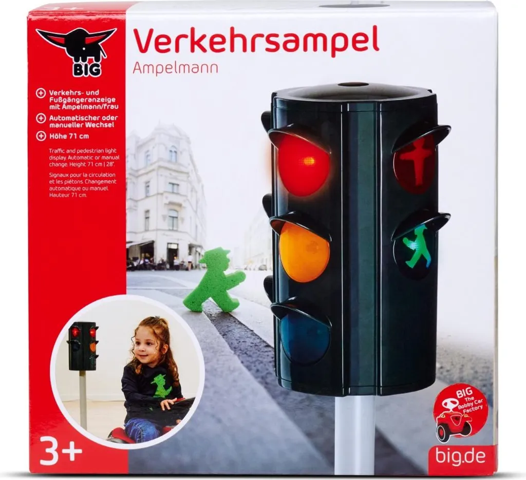 Feu de Circulation Interactif BIG Amplemann Rouge et Vert avec Son - 12