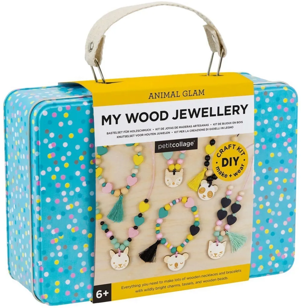 Coffret de loisirs créatifs bijoux pour enfants Animaux charmants