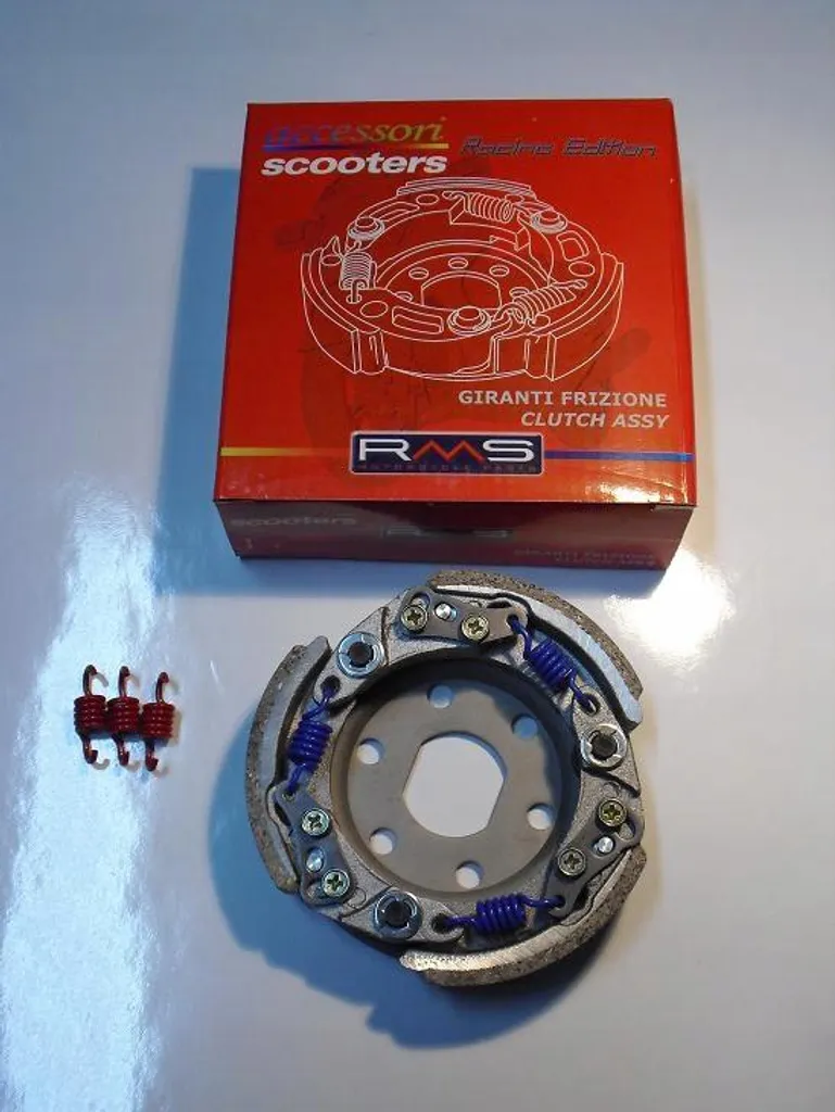 Embrayage Racing RMS 105 mm pour Scooter Booster Nitro et Scarabeo