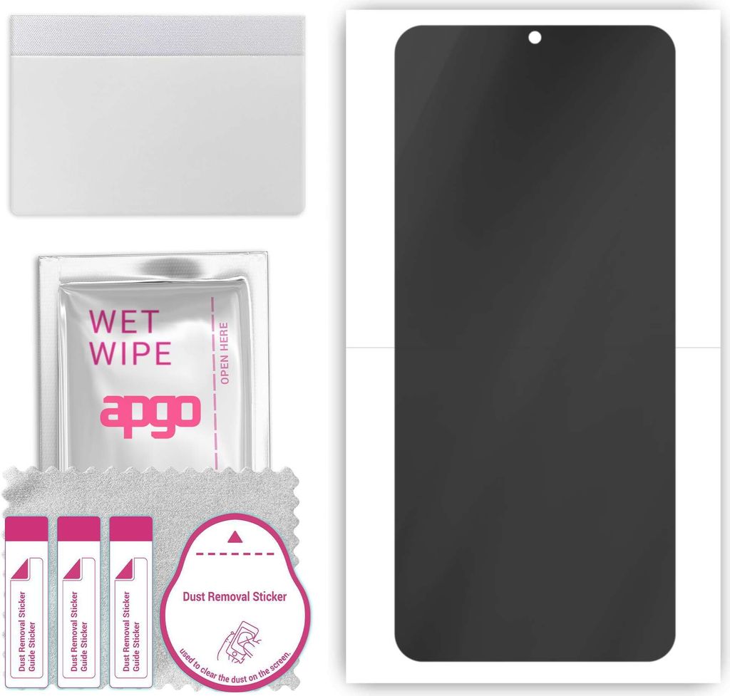 apgo Hydrogel Blickschutzfolie, Matt, kompatibel mit Vivo V27 Pro, Privacy Displayschutzfolie, Schutzfolie mit Positionierhilfe, Anti-Spy, kratzfes...