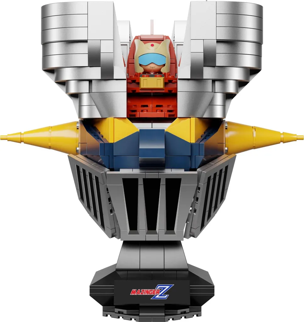 Objet de Déco Geek : Buste Mazinger Z 21cm à Monter pour Bureau et Salon