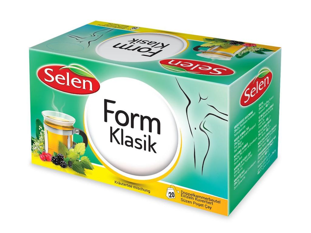 SELEN Form Klasik, 20x2g Einzeln kuvertierte Teebeutel - Produktbild 
