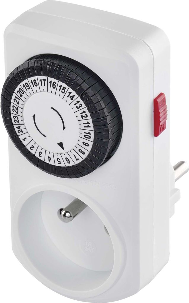 Mechanische Tageszeitschaltuhr 16A IP20 Analog