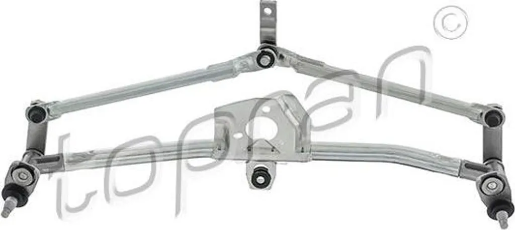 Rampe d'essuie-glace TOPRAN 110 694 robuste compatible VW 1J1955603A