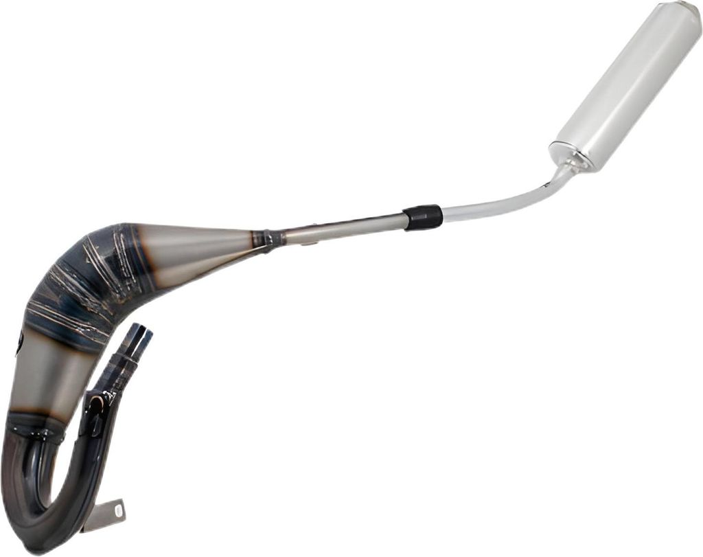 Auspuffanlage Evok Iron Pipe Auspuff mit Zulassung Shorty Schalldämpfer für Beta RR EN-SM 50 22-25