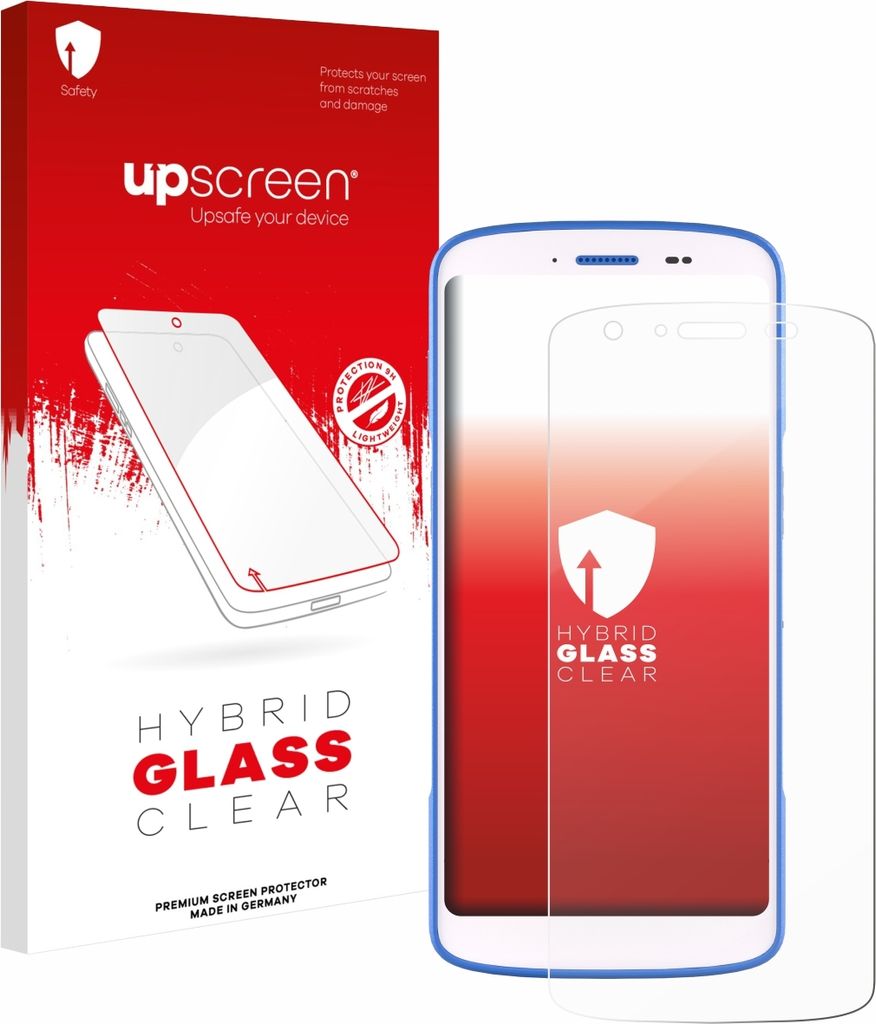 upscreen Schutzglas für Zebra HC 25 / HC 55 Schutzfolie Panzer Folie Glas Display Schutz klar