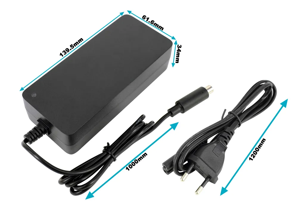 Chargeur Rapide 42V 2A PowerSmart compatible Ninebot ES1 ES2 ES4 et E22E - 6