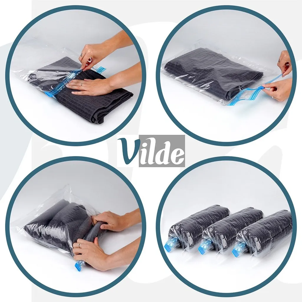 Vilde Vakuumbeutel Vakuumtaschen Kompressionsbeutel für