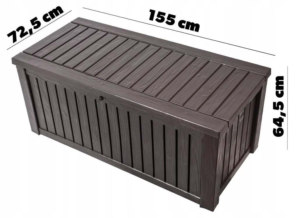 Coffre de stockage pour coussins de jardin 570L - Spécial extérieur