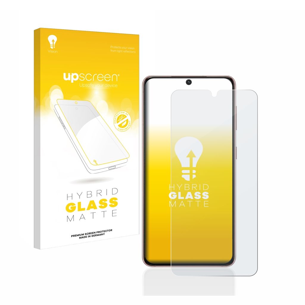 upscreen Entspiegelungs Schutzglas für Samsung Galaxy S21 / 5G Schutzfolie Panzer Folie Glas Display Schutz matt