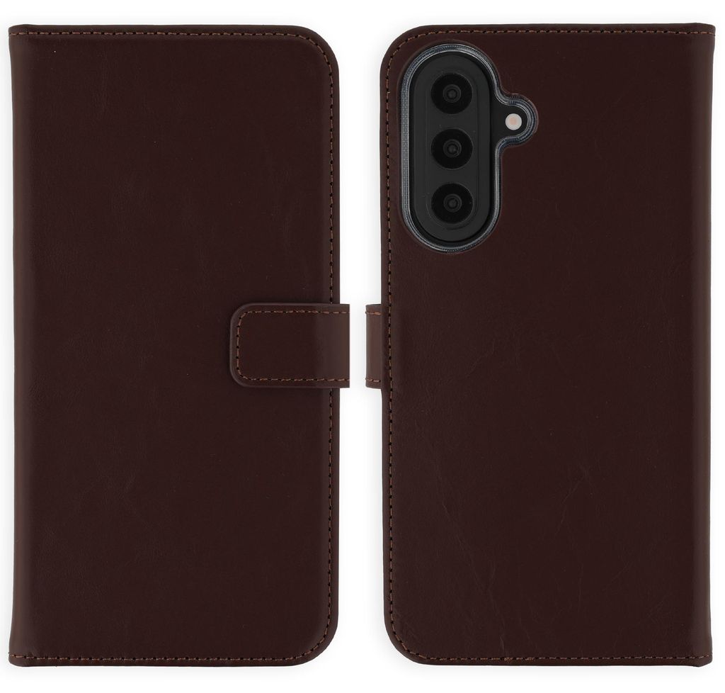 Selencia Echt Leren Bookcase voor de Samsung Galaxy A57 Productafbeelding 