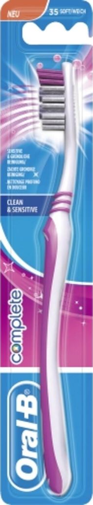 Měkký zubní kartáček Oral B Complete Clean and Sensitive 35 Obrázek produktu 