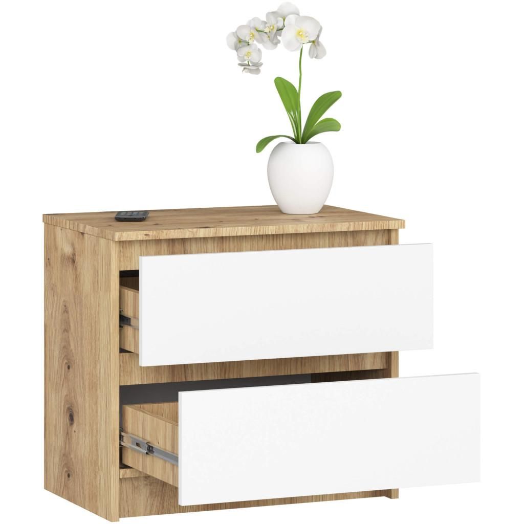 AKORD Furniture Factory OP0LK-6ARTBIA001, Weiß, Eiche, 2 Produktbild 