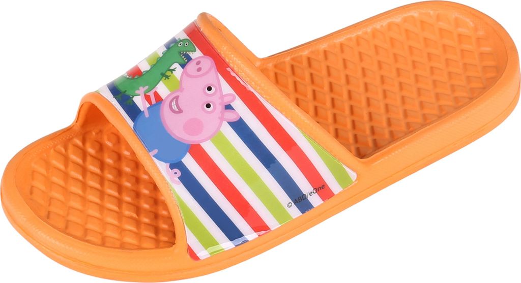 Peppa Wutz Schorsch Orange leichte Badelatschen für Jungen 29/30 EU