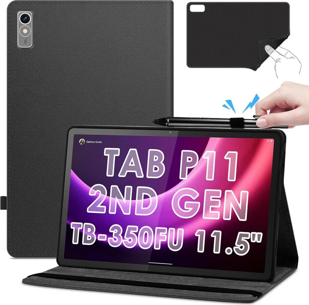 Housse de protection Lenovo Tab P11 11,5 pouces pour transport et voyage