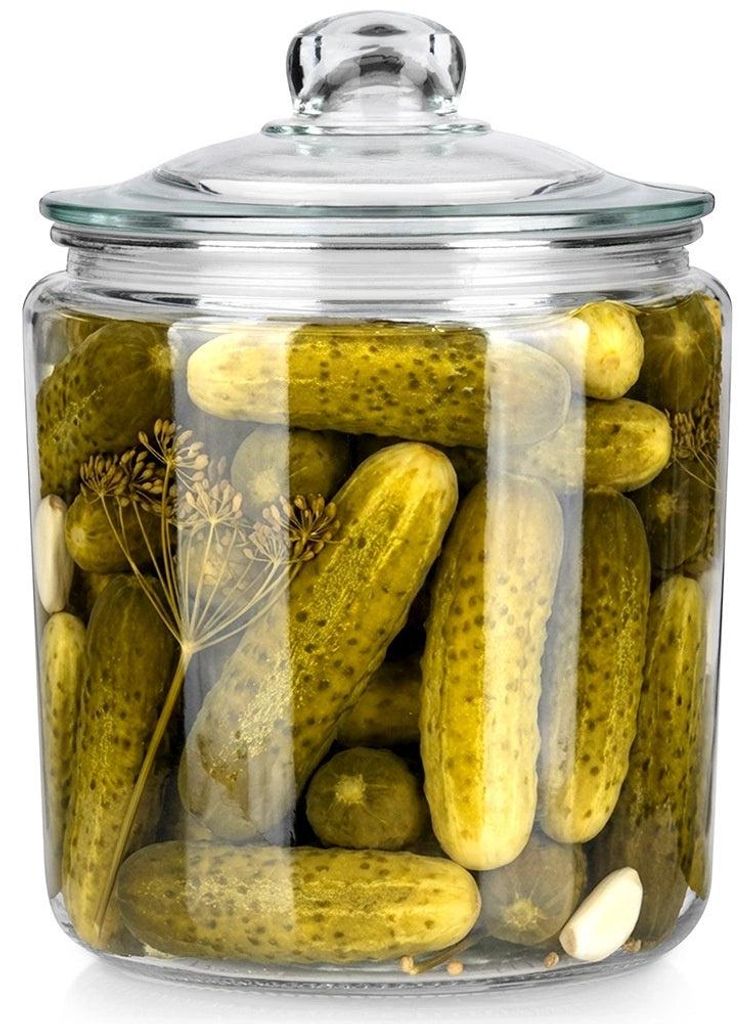 Skleněná nádoba na potraviny o objemu 4 l s vzduchotěsným Obrázek produktu 