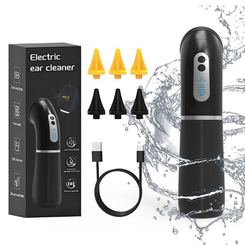 Elektrischer Ohrreiniger Ohrspülgerät 250ml 2000mAh IPX7 Produktbild 