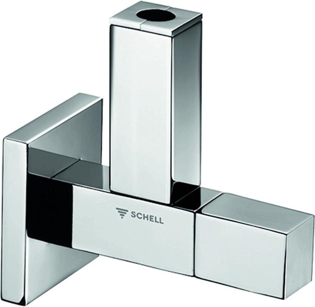Schell Design-Eckventil QUAD 1/2" chrom