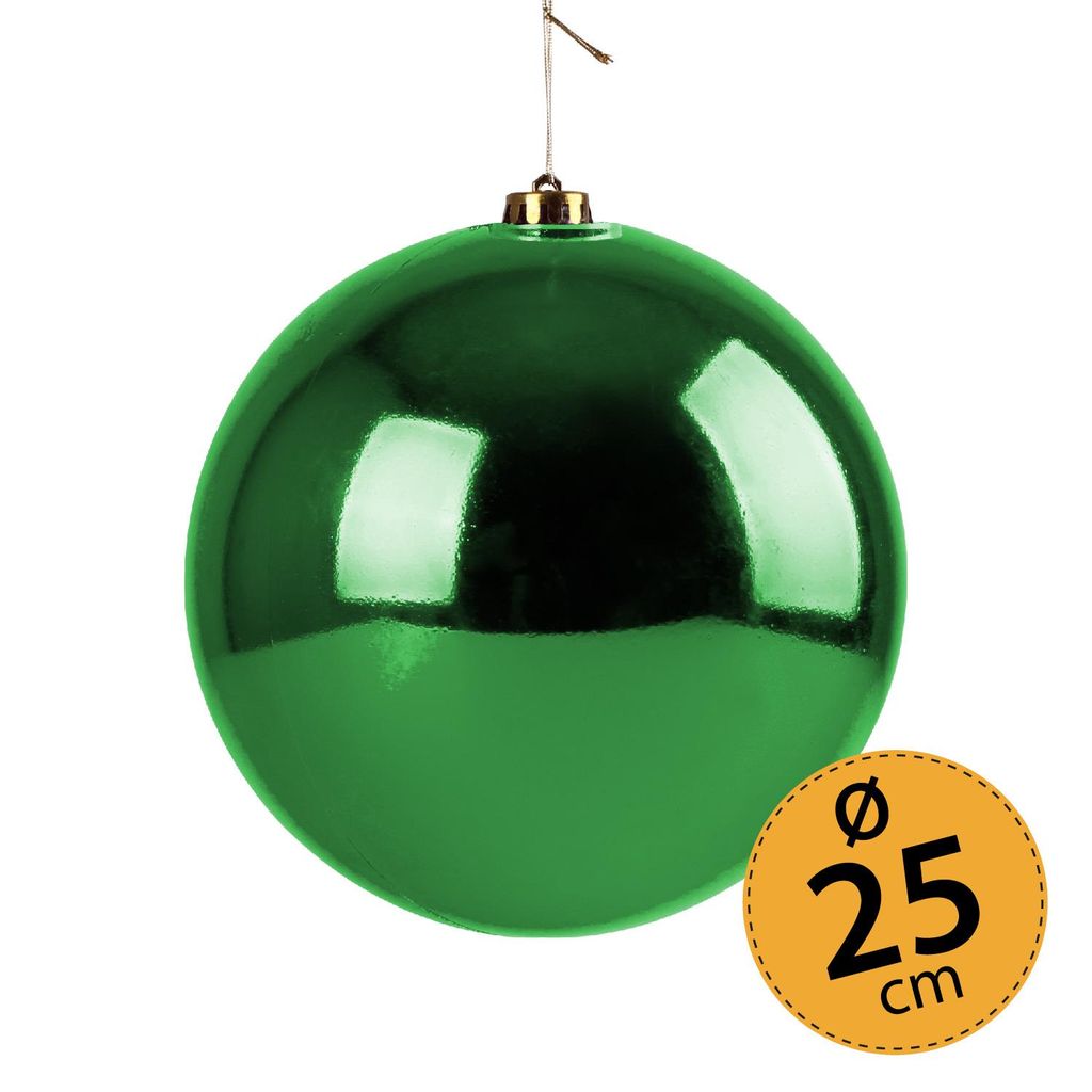 Christbaumkugel grün Weihnachtskugel ⌀ 25 cm Baumschmuck Produktbild 