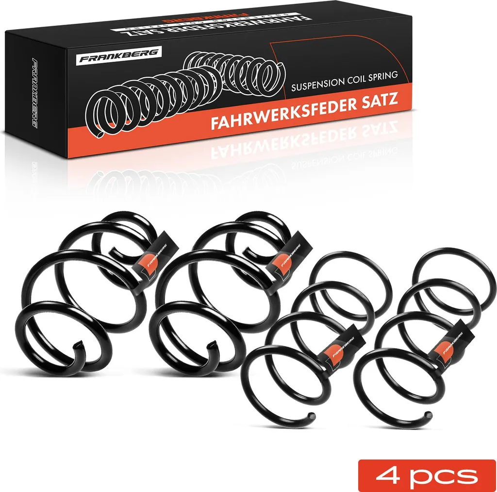 Frankberg 4 Ressorts de Suspension Avant Arrière pour Renault Twingo II