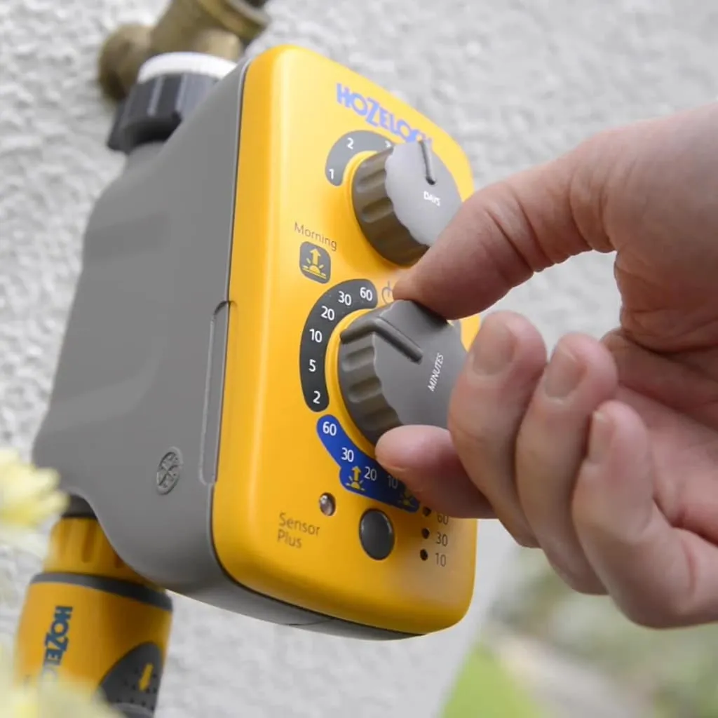 Programmateur d'arrosage Sensor Plus avec capteur crépusculaire Hozelock - 5
