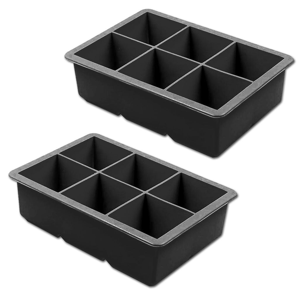 2x Moritz & Moritz XL Silikon Eiswürfelform für je 6 Produktbild 
