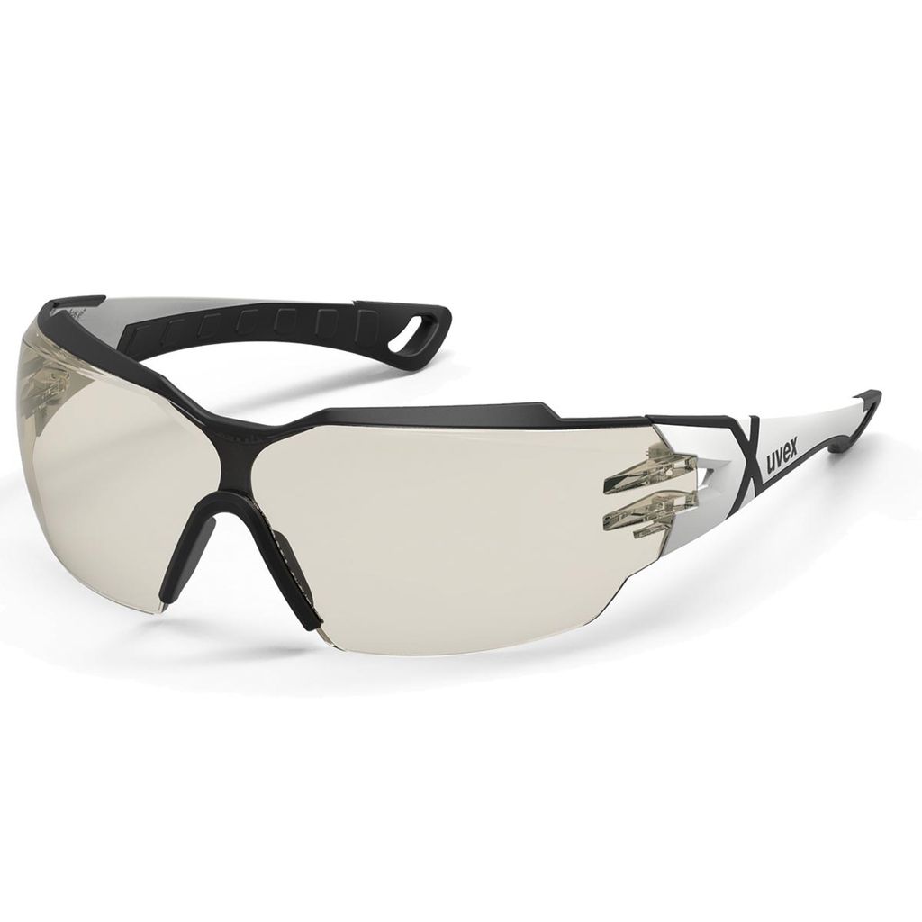 Uvex 9198064, Schutzbrille, Schwarz, Weiß, Polycarbonat, 1 Produktbild 
