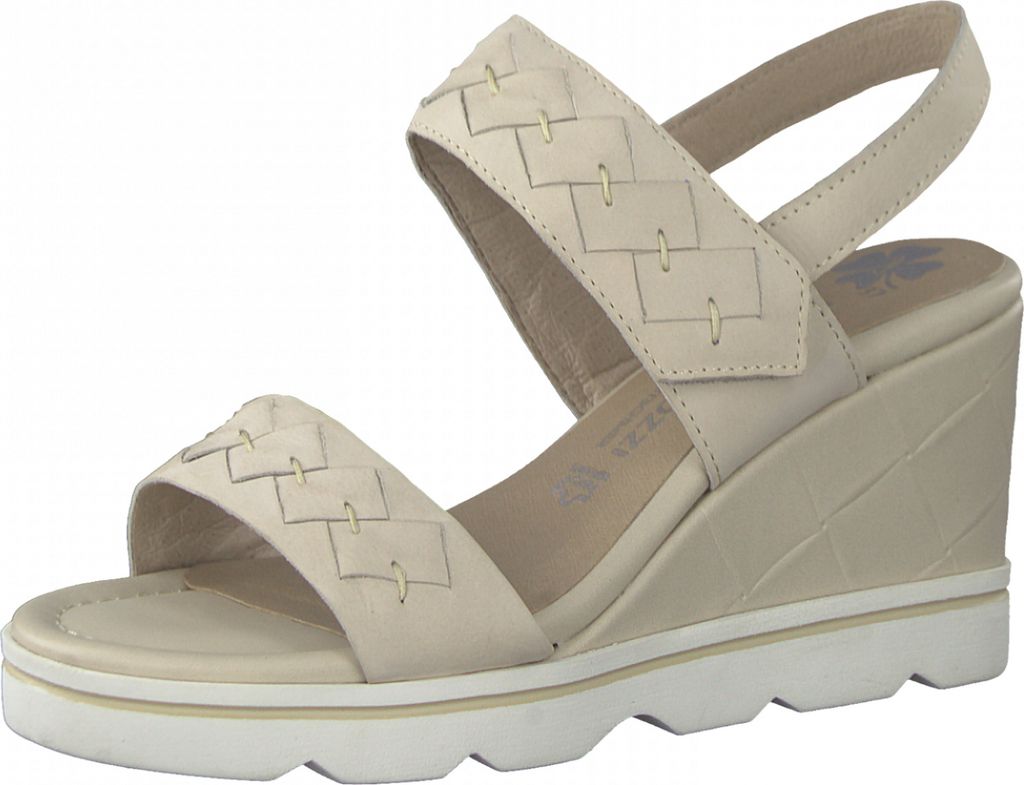 MARCO TOZZI Damen by Guido Maria Kretschmer 8830 Sandalette Keilsandalette GMK, Größe:EUR 40, Farbe:Beige (Cream)