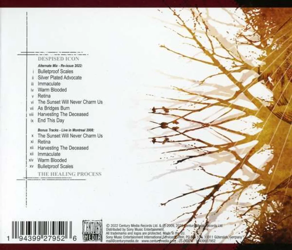 Album CD Le processus de guérison réédition remasterisée avec bonus