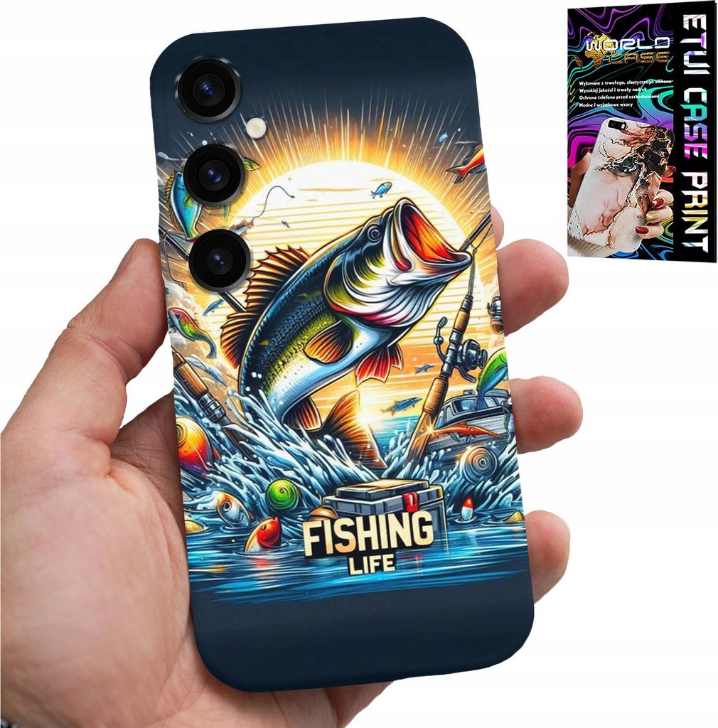Gehäuse Für Samsung Galaxy S24 Plus - Angler-Muster, Fisch, Kabeljau, Lachs