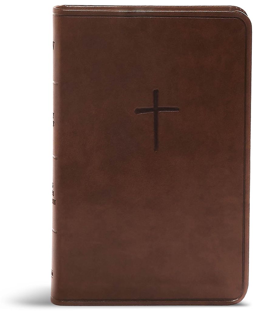 CSB Compact Bible, Brown LeatherTouch, Value Edition: Produktbild 