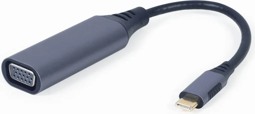 Cablexpert A-USB3C-VGA-01 adattatore cavo video 0,15 m USB Tipo-C VGA (D-Sub) Grigio