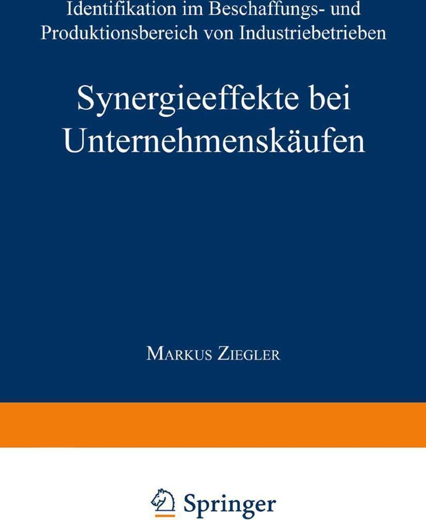 Synergieeffekte bei Unternehmenskäufen