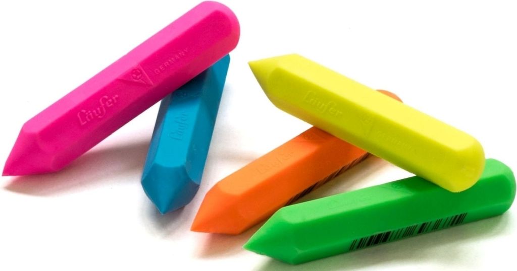 Radierer Ratzefix Neon sort. LÄUFER 12312