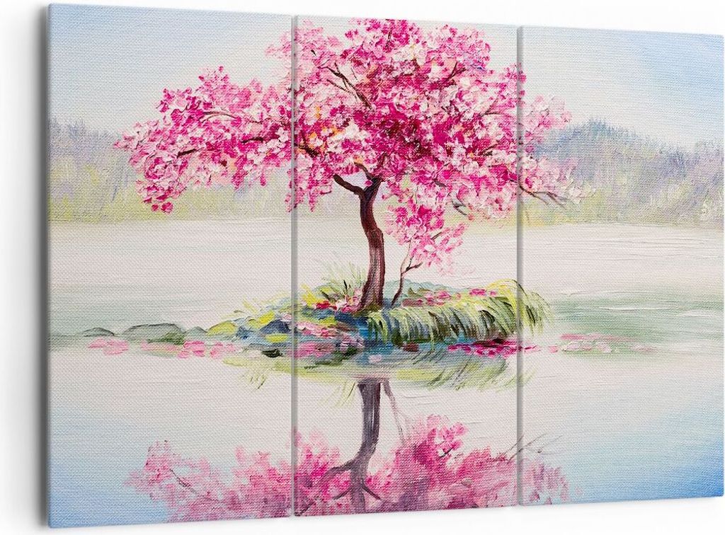 Bild auf Leinwand - Leinwandbild - Baum Abstraktion - Produktbild 