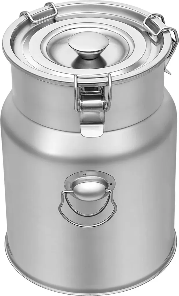 Seau Inox Anti-Fuite pour Aliments - Fini les Pertes de Liquide en Transport
