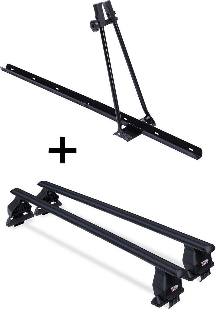 Fahrradträger ORION + Dachträger Menabo Tema Stahl kompatibel mit Citroen C3 (5Türer) 2002-2008