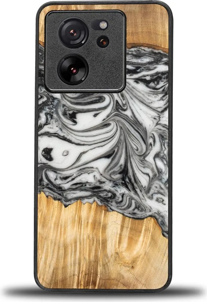 Custodia Legno Xiaomi 13T / 13T Pro - Bewood Unique Erde 4 Elemente