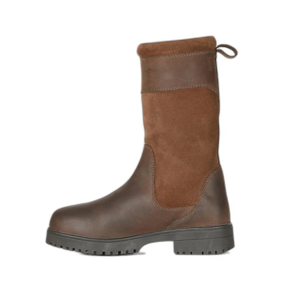 Bottes Savona Moretta en cuir véritable Marron pour enfant, Pointure 38