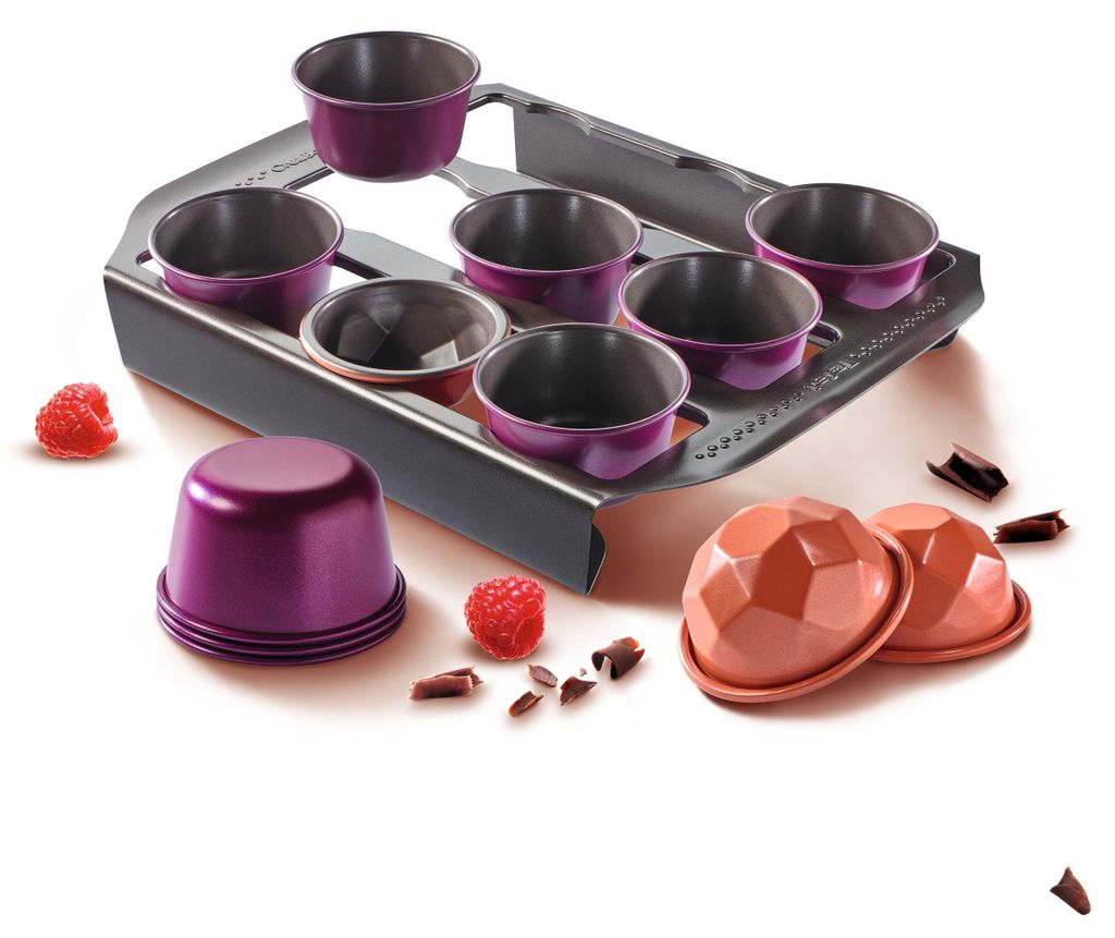 Tefal Creabake J304SS, Dortová forma, Kulatý, Uhlíková Obrázek produktu 