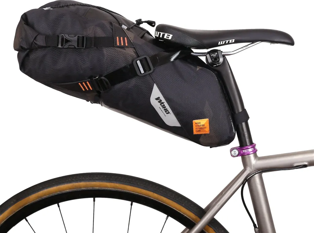 Sacoche de selle pour voyage à vélo Woho X-Touring M étanche et stable