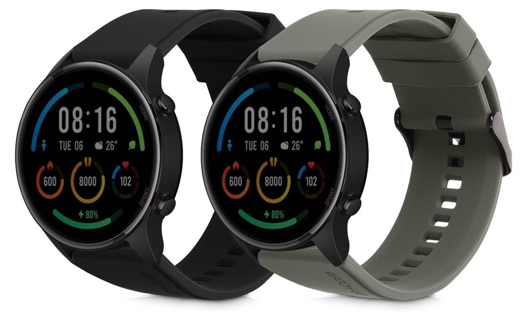 kwmobile 2x Sportarmband kompatibel mit Xiaomi Watch S4/S4 Produktbild 