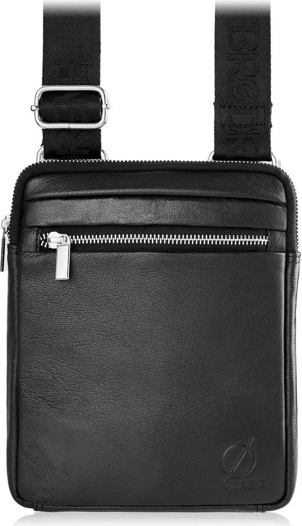 Brødrene Herrenleder Tasche Antwort black