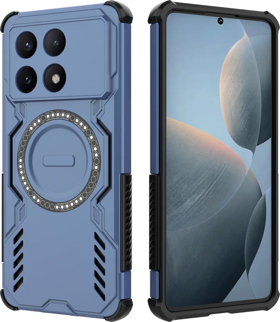 Custodia Magnetica Poco X6 Pro / Redmi K70E - Best Buy Protezione Blu