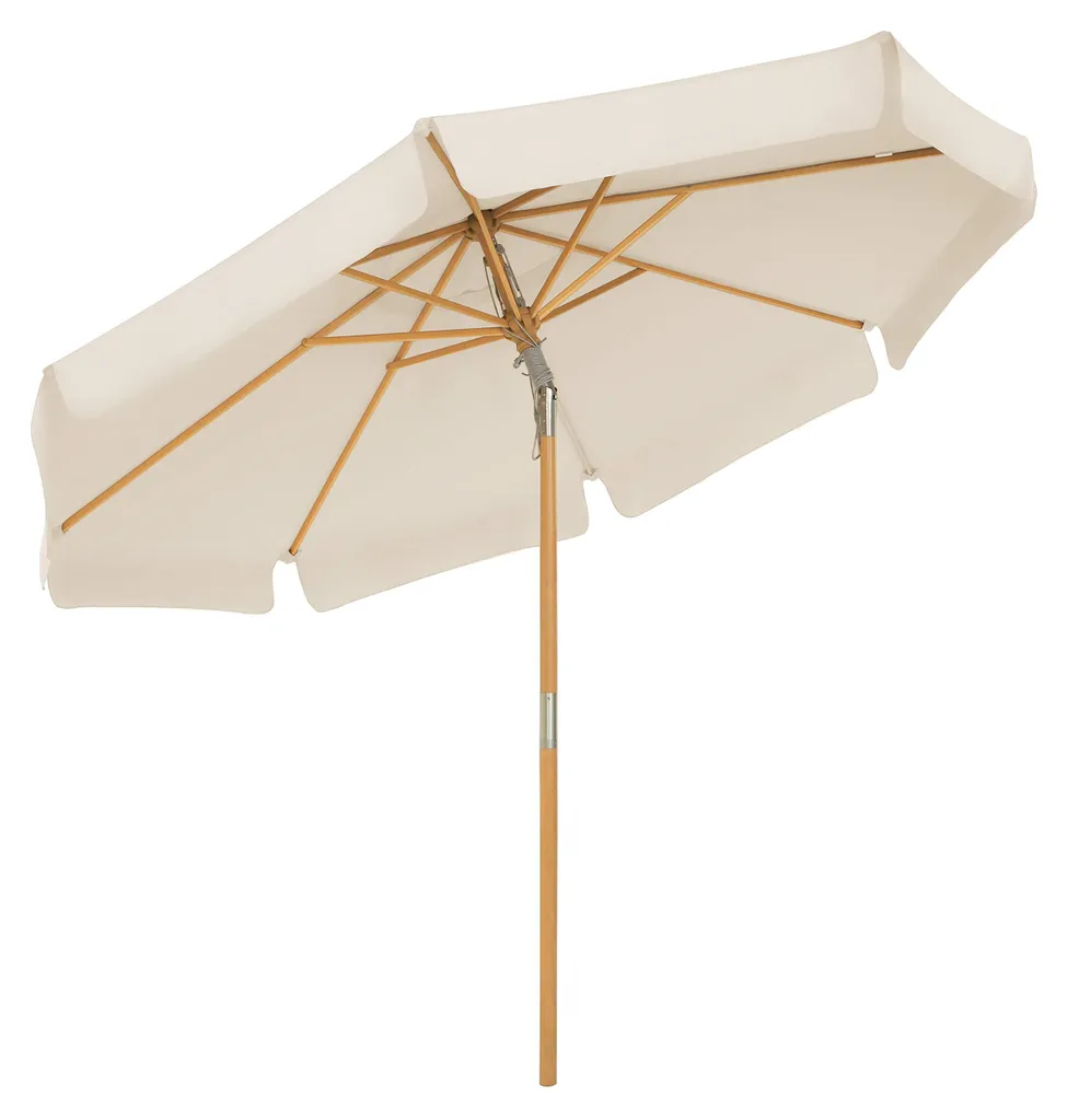Parasol Inclinable Anti-UV 270 cm Beige - Fini le Soleil Éblouissant
