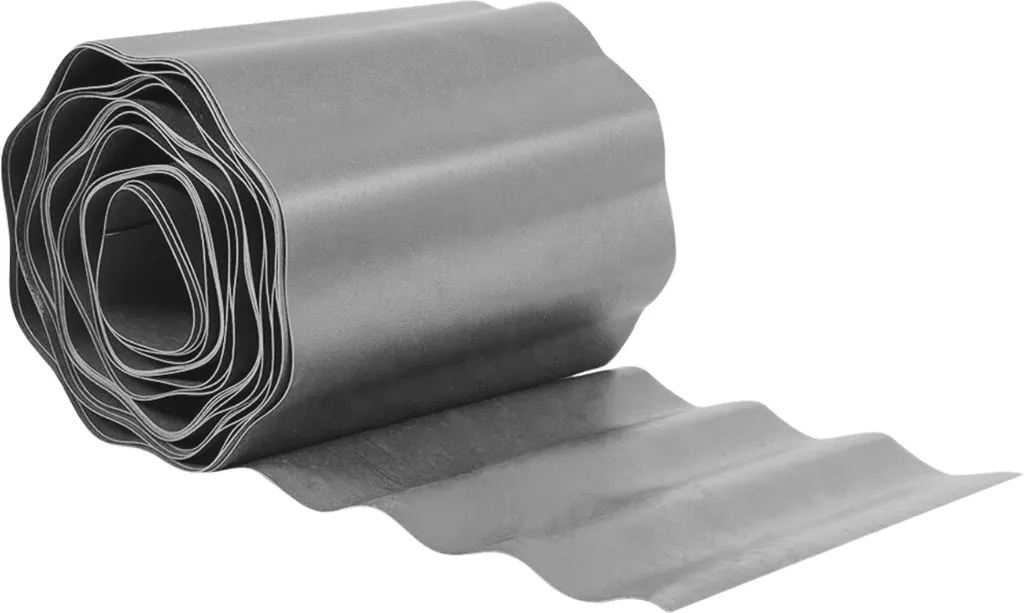 Bordo Aiuola Ondulato 10cm x 9m GARDENIX: Design Moderno Grigio Chiaro