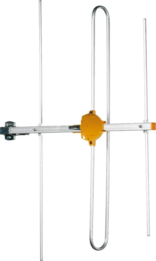 Antenne DAB3 VHF à 3 éléments Televes en aluminium avec gain de réception